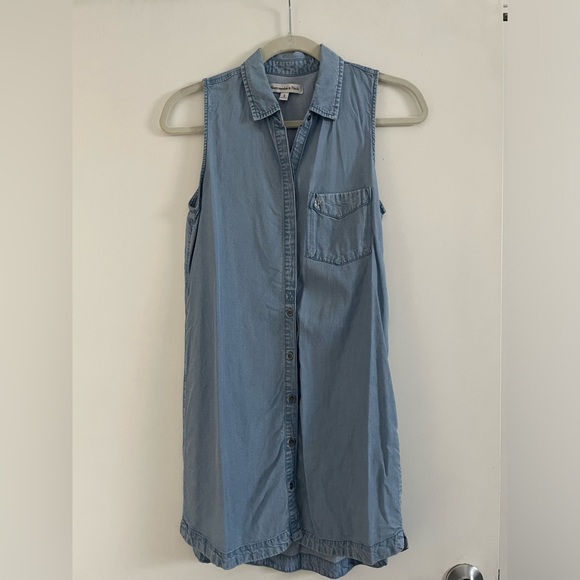 Abercrombie & Fitch Chambray Tank Dress - Picture 1 of 3
